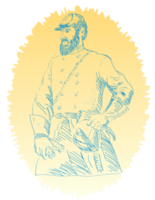 American Civil War Union officer png