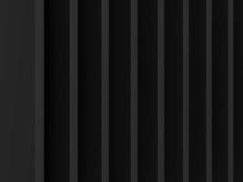 Abstract black 3d background. Elegant black background. Layer decoration. 3d rendering. photo