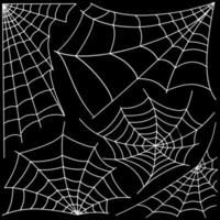 un conjunto de iconos web de garabatos. un símbolo de halloween. boceto de una ilustración de stock vectorial. vector