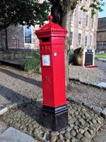 una vista de un buzón de correos en durham foto