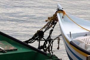 Berth on the shore for mooring boats and yachts. photo