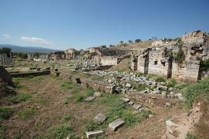 teatro de aphrodisias ciudad antigua en aydin, turkiye foto