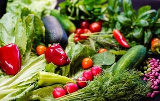 some vegetables of the own little garden photo