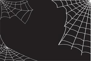 un conjunto de iconos web de garabatos resaltados en un fondo negro. un símbolo de halloween. boceto de una ilustración de stock vectorial vector