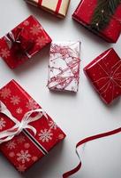 Christmas Gift Wrapping 3D illustration photo