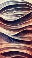 abstract flowing wave lines background. Design elements 3D illustration photo