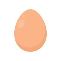 Egg in flat style. Vector illustration in flat style.