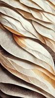 Flat white paper border texture 3D illustration photo
