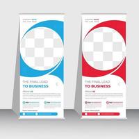 Roll up Banner Design vector