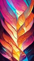 Gradient blob abstract glow background 3D illustration photo