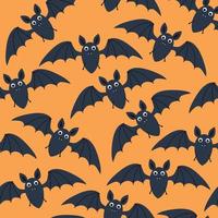 Pattern with bats for Halloween vector