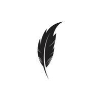 Feather logo vector template