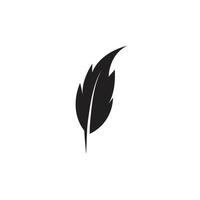 Feather logo vector template