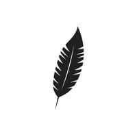 plantilla de vector de logotipo de pluma