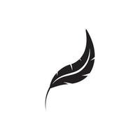 Feather logo vector template