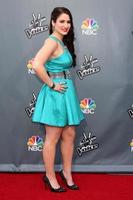 LOS ANGELES - APR 15 - Audra McLaughlin at the NBC s The Voice Season 6 Top 12 Red Carpet Event at Universal City Walk on April 15, 2014 in Los Angeles, CA photo