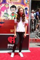 LOS ANGELES, JUL 22 - Aubrey Anderson Emmons at the  Teen Titans Go  To the Movies  Premiere on the TCL Chinese Theater IMAX on July 22, 2018 in Los Angeles, CA photo