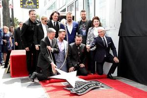 LOS ANGELES, APR 30 - Chamber Officials, Carson Daly, Ellen DeGeneres, NSYNC at the  NSYNC Star Ceremony  on the Hollywood Walk of Fame on April 30, 2018 in Los Angeles, CA photo