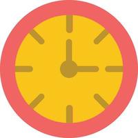 Alarm Clock Stopwatch Time  Flat Color Icon Vector icon banner Template