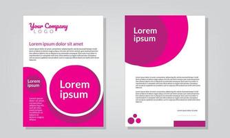 modern brochure template in A4 size. good for product marketing and branding vector