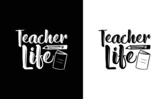 Teacher Quote T shirt design, typography vector