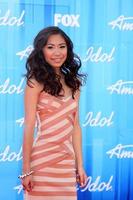 LOS ANGELES - MAY 23 - Jessica Sanchez arrives at the American Idol 2012 Finale at Nokia Theater on May 23, 2012 in Los Angeles, CA photo