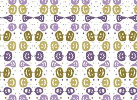 Halloween pattern with cute pumpkin face vector seamless background