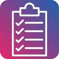 checklist Icon Style vector