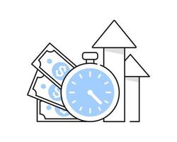 Investment analysis concept banner,Financial planning,Data analysis concept,Business concept for marketing vector