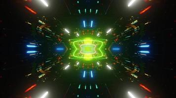 Kaleidoskop-Videohintergrund für vj video