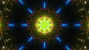 Kaleidoscope video background for VJ