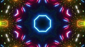 Kaleidoskop-Videohintergrund für vj video