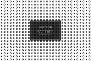 xo vector seamless pattern memphis line shapes in black and white background