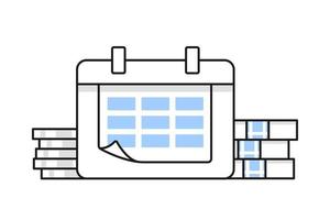 banner de concepto de análisis de inversión, planificación financiera, concepto de análisis de datos, concepto de negocio para marketing vector