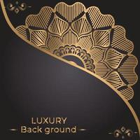 Luxury ornamental mandala background design template vector