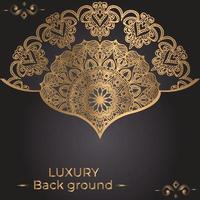 Luxury ornamental mandala background design template vector