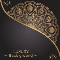 Luxury ornamental mandala background design template vector