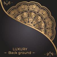 Luxury ornamental mandala background design template vector