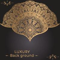 Luxury ornamental mandala background design template vector