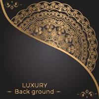 Luxury ornamental mandala background design template vector