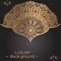 Luxury ornamental mandala background design template vector