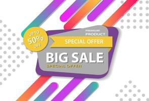 Web banners sale vector