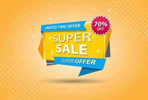 Super Sale Banners vector