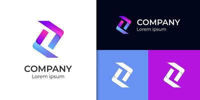 logotipos modernos de código para codificación, plantilla de logotipo de gradiente de programación vector