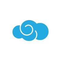 Cloud template vector