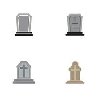 Tomb icon Template vector illustration