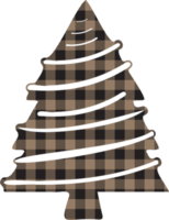 buffalo plaid árbol de navidad adornos clipart png