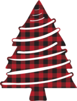 buffalo plaid árbol de navidad adornos clipart png