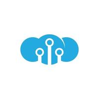 Cloud template vector