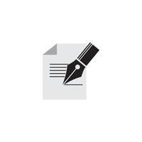 Pen icon template Vector illustration